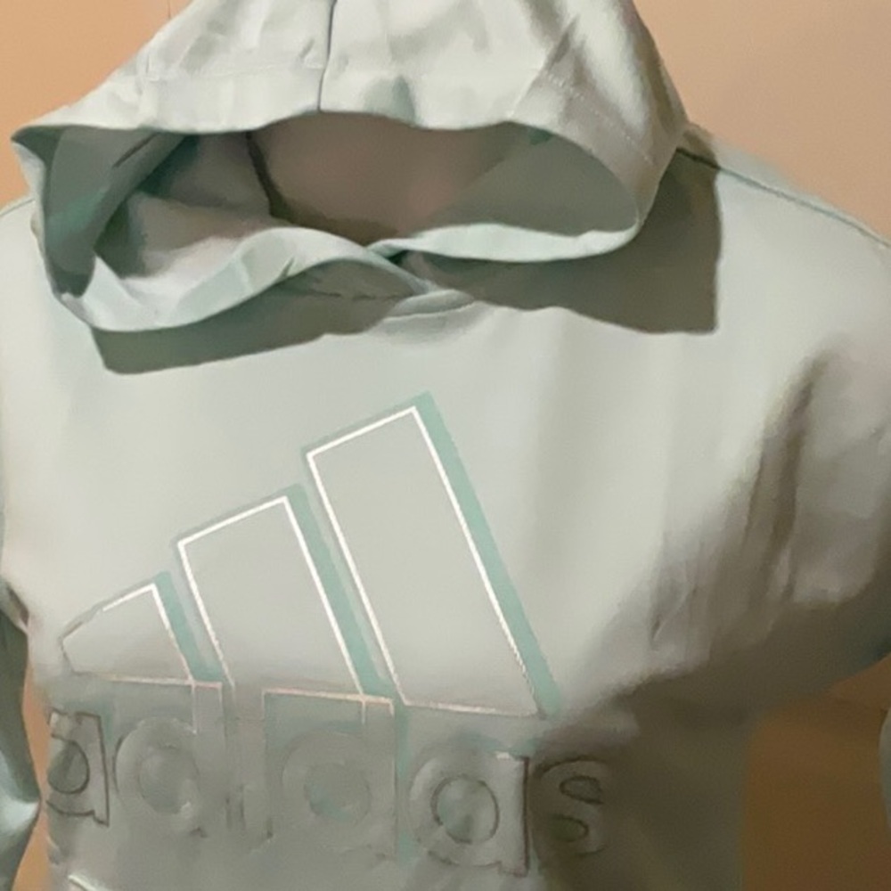 Adidas Kids Aqua Hoodie NWT - Picture 2 of 9